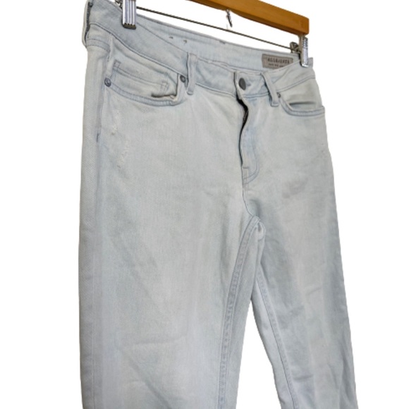All Saints Mast Cropped Light Wash Jeans - Picture 6 of 10